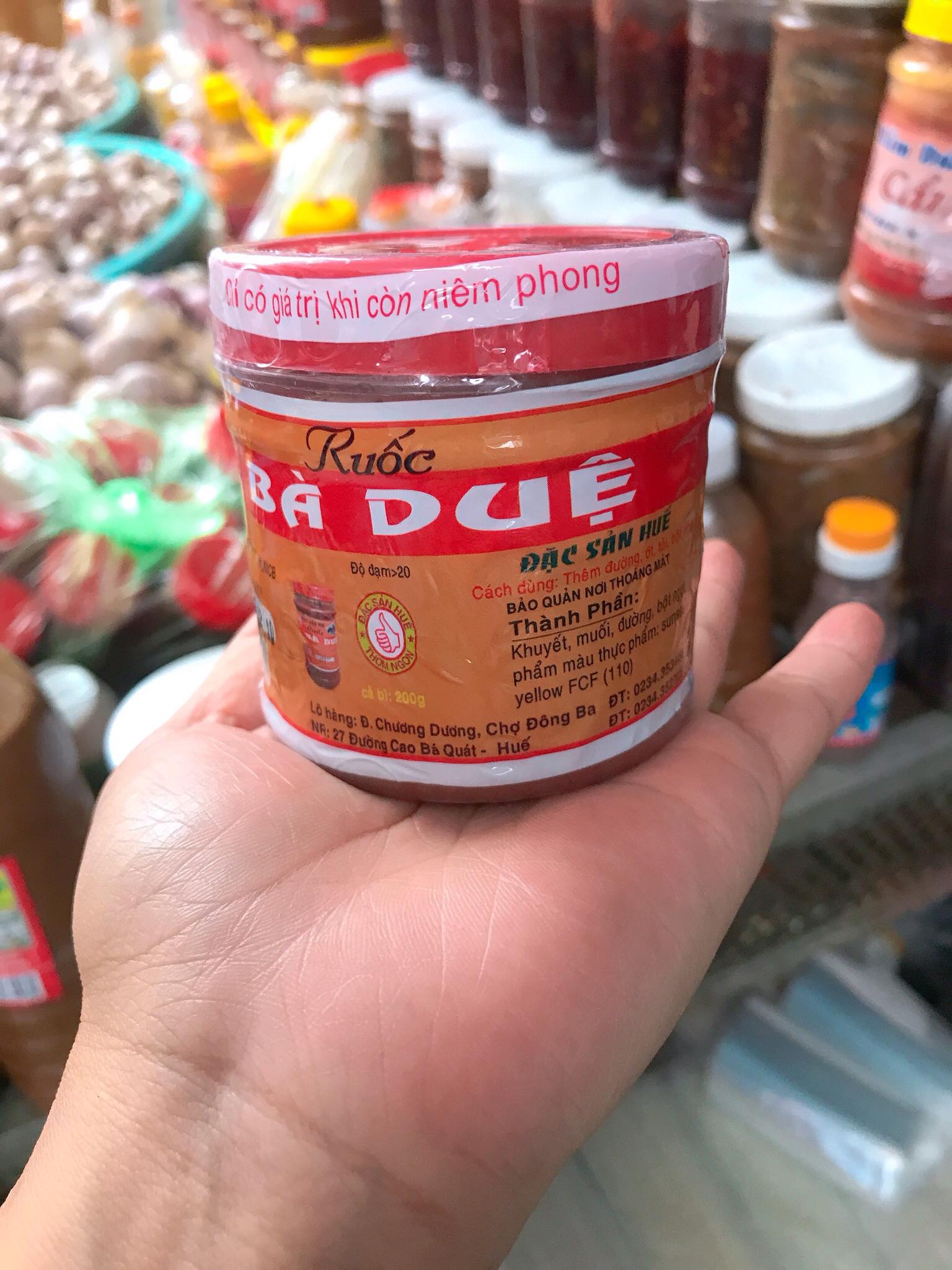 HCM - Mắm Ruốc Huế Bà Duệ Hủ 180g