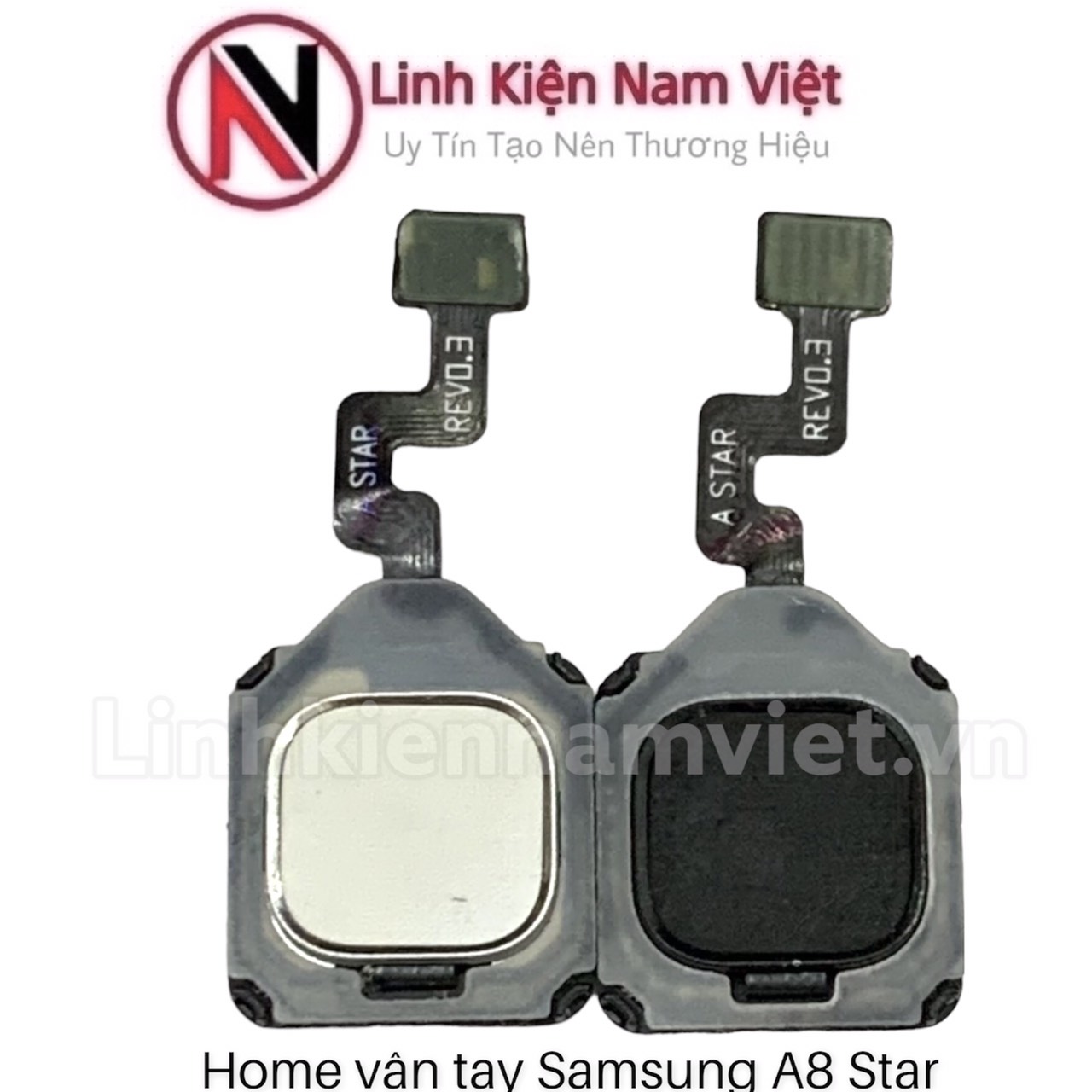 Home vân tay Samsung A8 Star (Trắng , Đen)