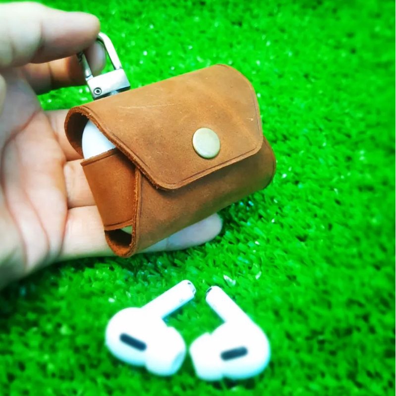 BAO DA AIRPODS PRO TỐI GIẢN ( DA THẬT)