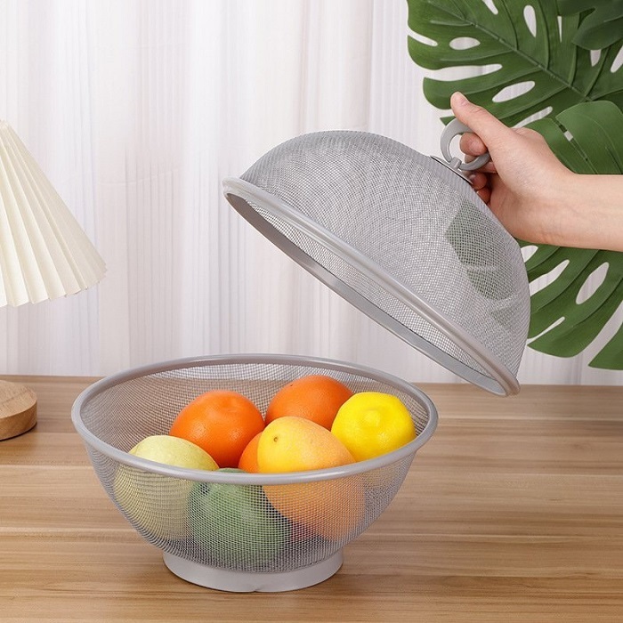 Bộ rổ hoa quả lồng bàn tiện ích