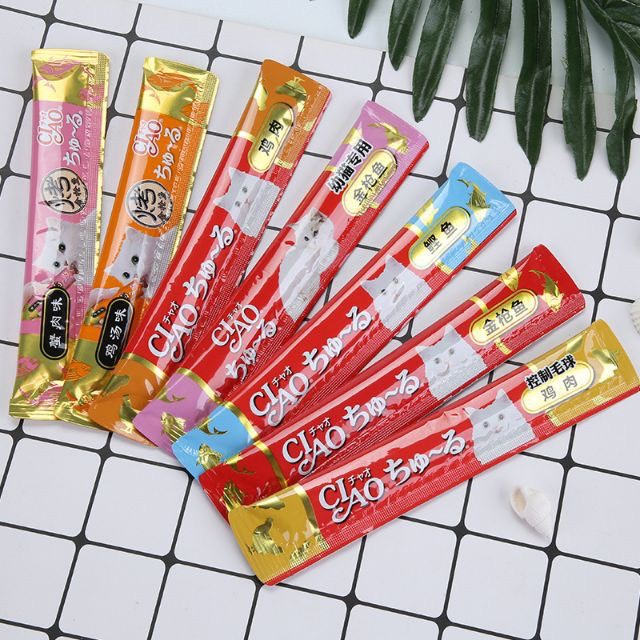 Súp thưởng cho mèo Ciao Thái Lan, Súp thưởng Ciao cho mèo gói 20 thanh