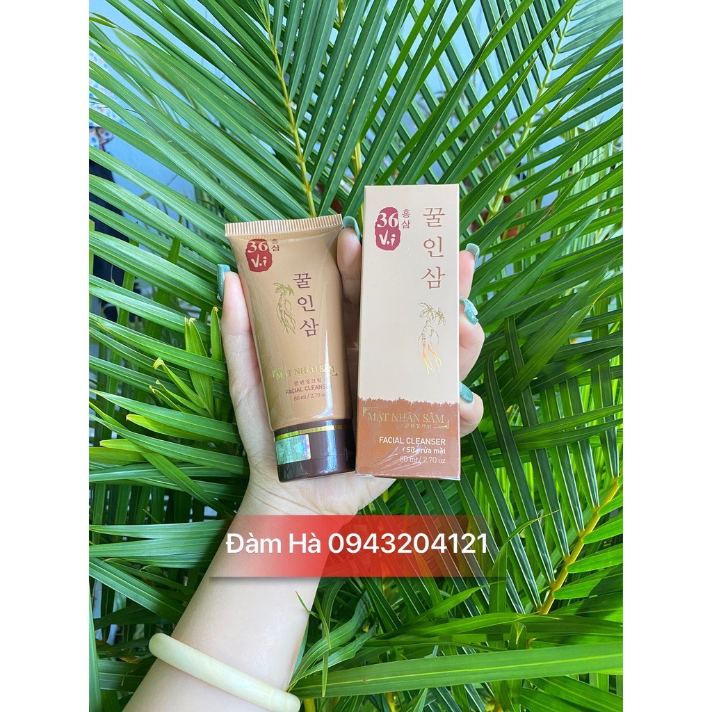 Sữa Rửa Mặt Mật Nhân Sâm 36 vị- Cao sâm mụn đỏ 36 vị