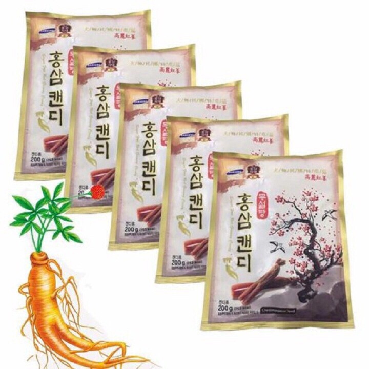 [HCM]Kẹo sâm không đường Hàn Quốc 200g