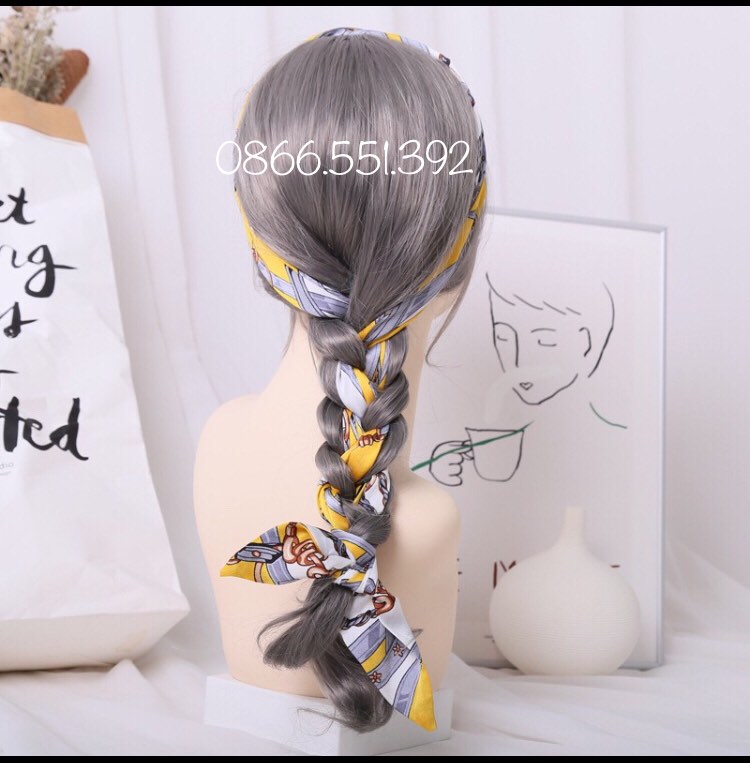 Khăn Lụa Thắt Nơ Cổ, Khăn Buộc Túi Xách, Khăn Buộc Cổ Áo Đa Năng