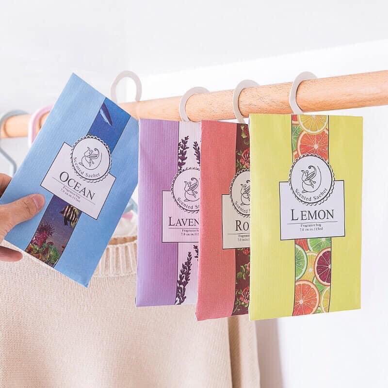 Combo 3 Túi thơm treo tủ quần áo [ giao mùi ngẫu nhiên]