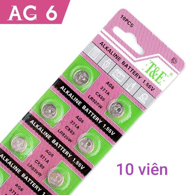 [HCM]combo 2 vĩ Pin nút AG6 (vĩ 10 viên)