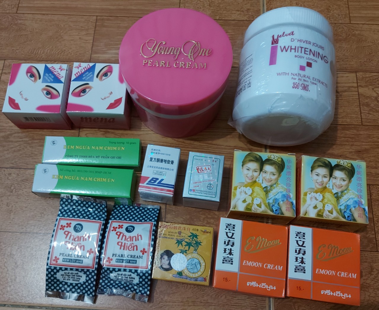 combo kem trắng nhanh khách chọn