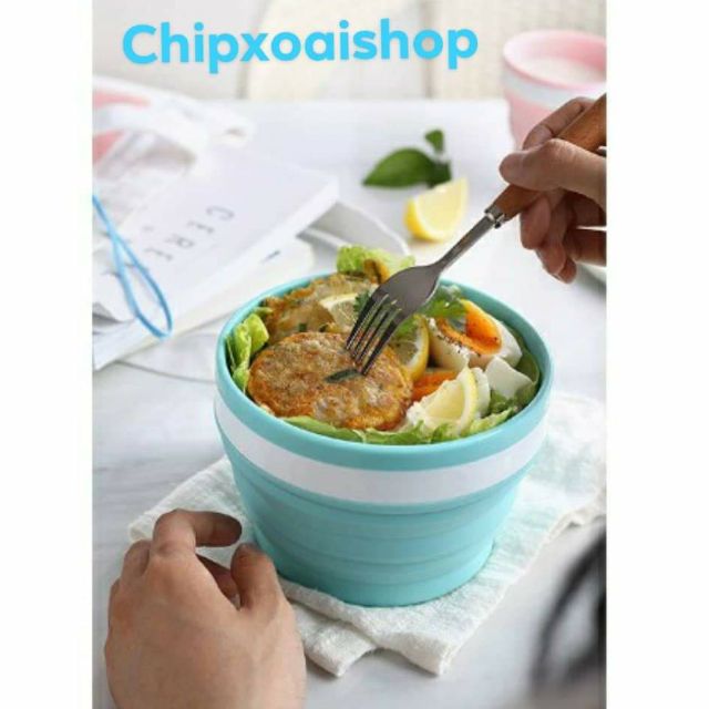 Bát gấp gọn silicon chịu nhiệt cao cấp