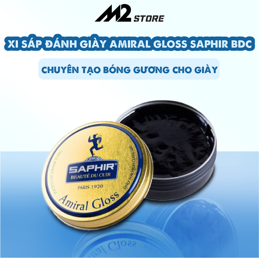 Xi đánh giày xi sáp Amiral High Gloss Saphir BDC 50ml (XDG43)