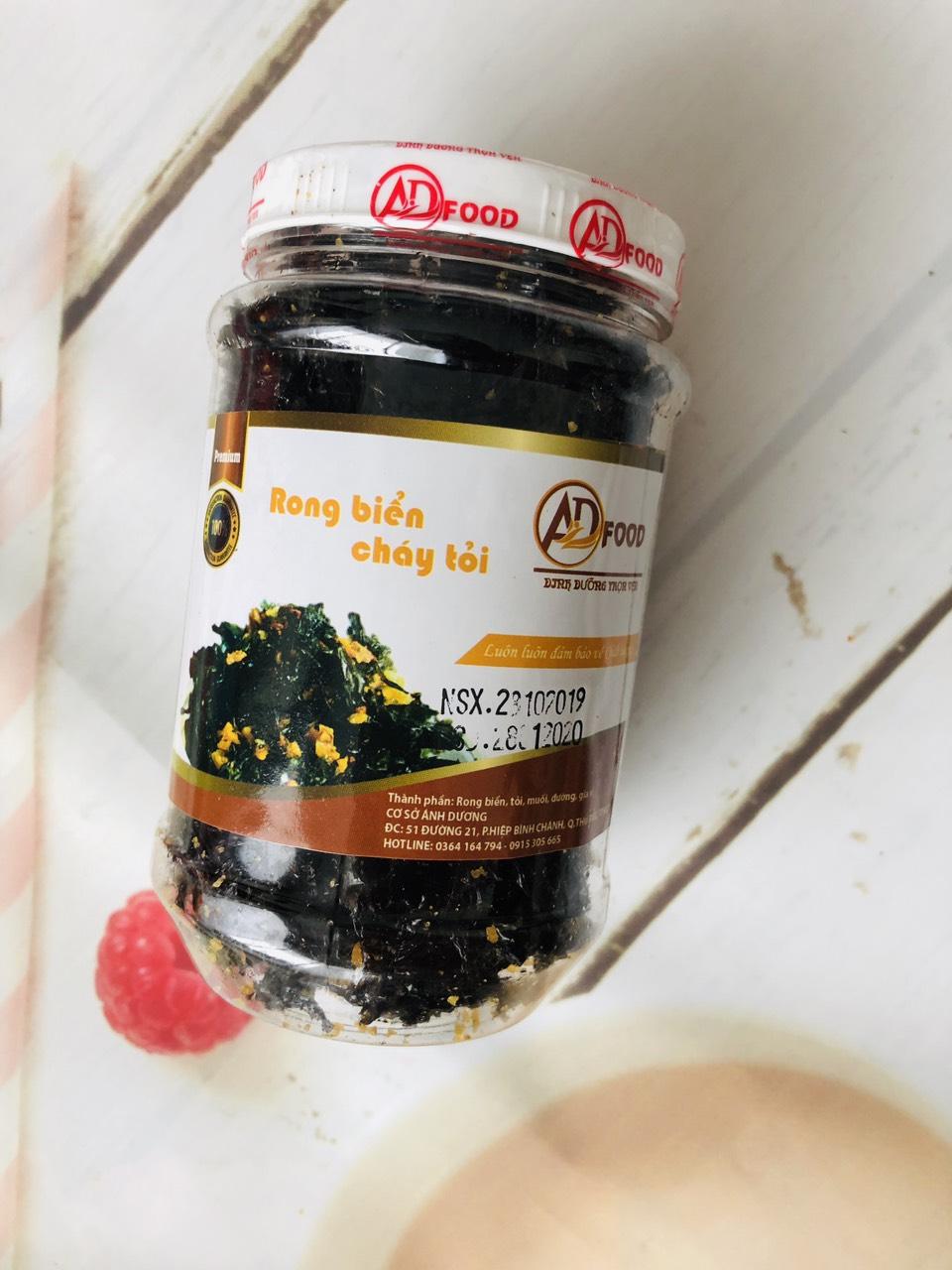 rong biển cháy tỏi hũ 20g