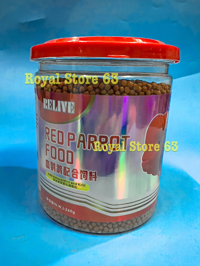 Red Parrot Food Relive thức ăn chuyên cho cá Hồng Két, La Hán