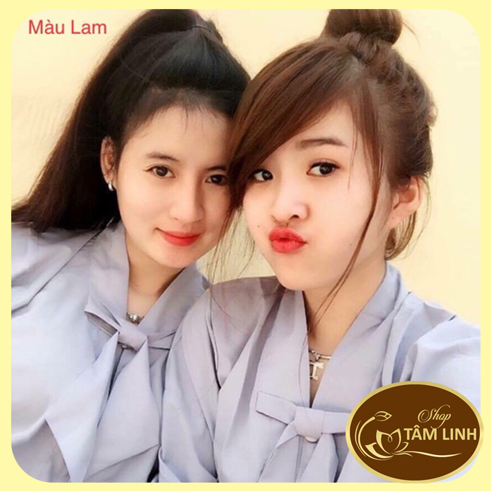 Đồ lam đi chùa - Mẫu La Hán Nơ