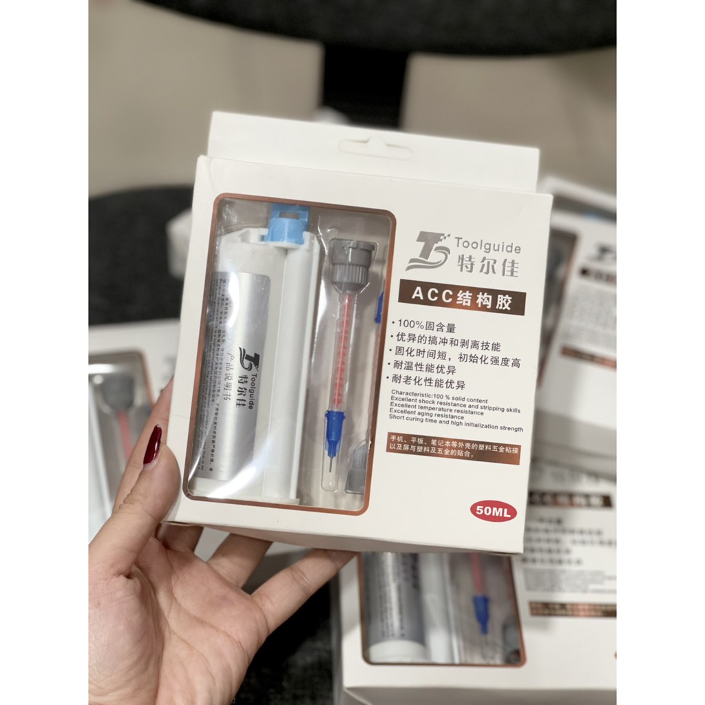 Combo keo 2 thành phần ACC + Đầu trộn keo 2 thành phần