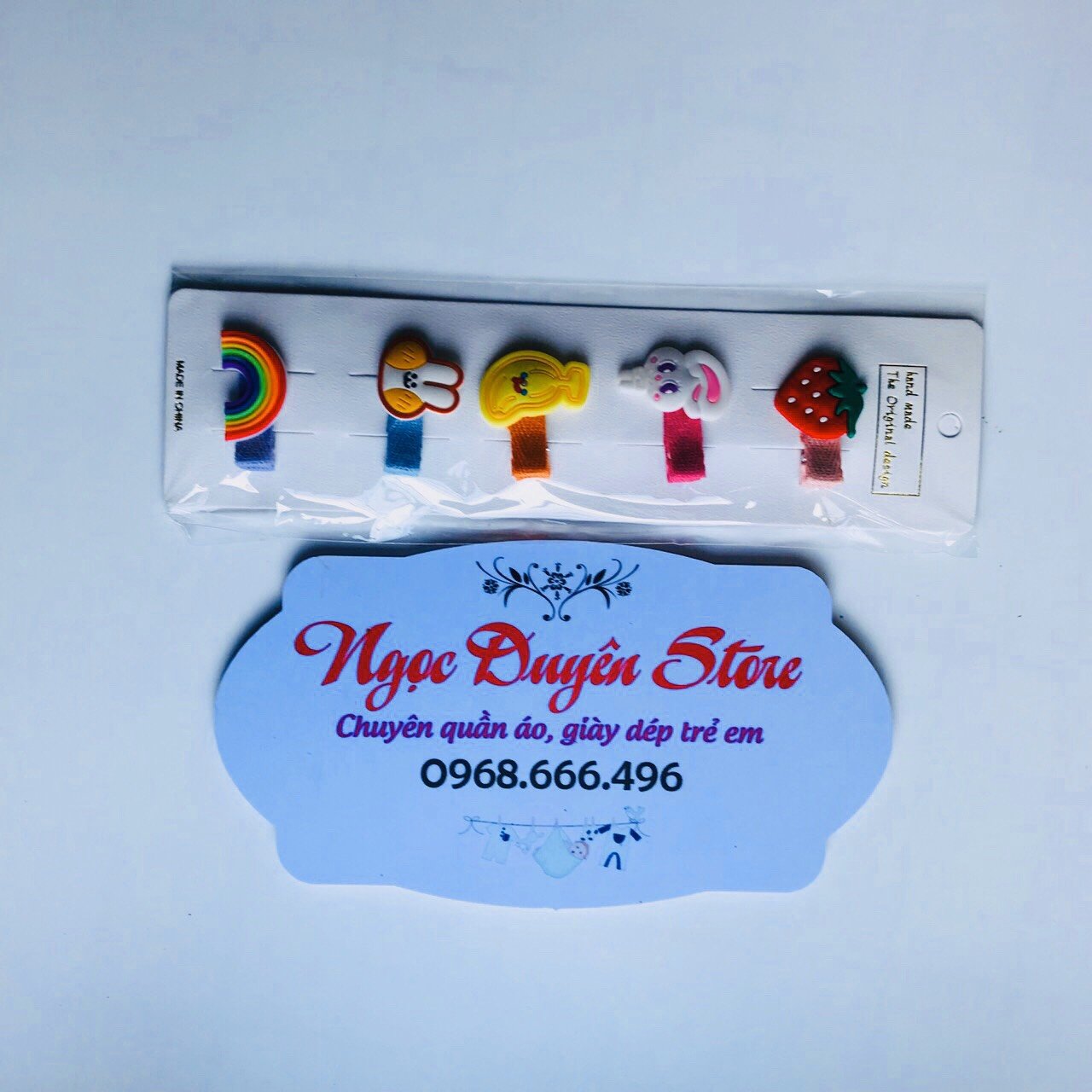 Set 5 Cặp Tóc Xinh Xắn Dễ Thương Phong Cách Hàn Quốc Cho Bé