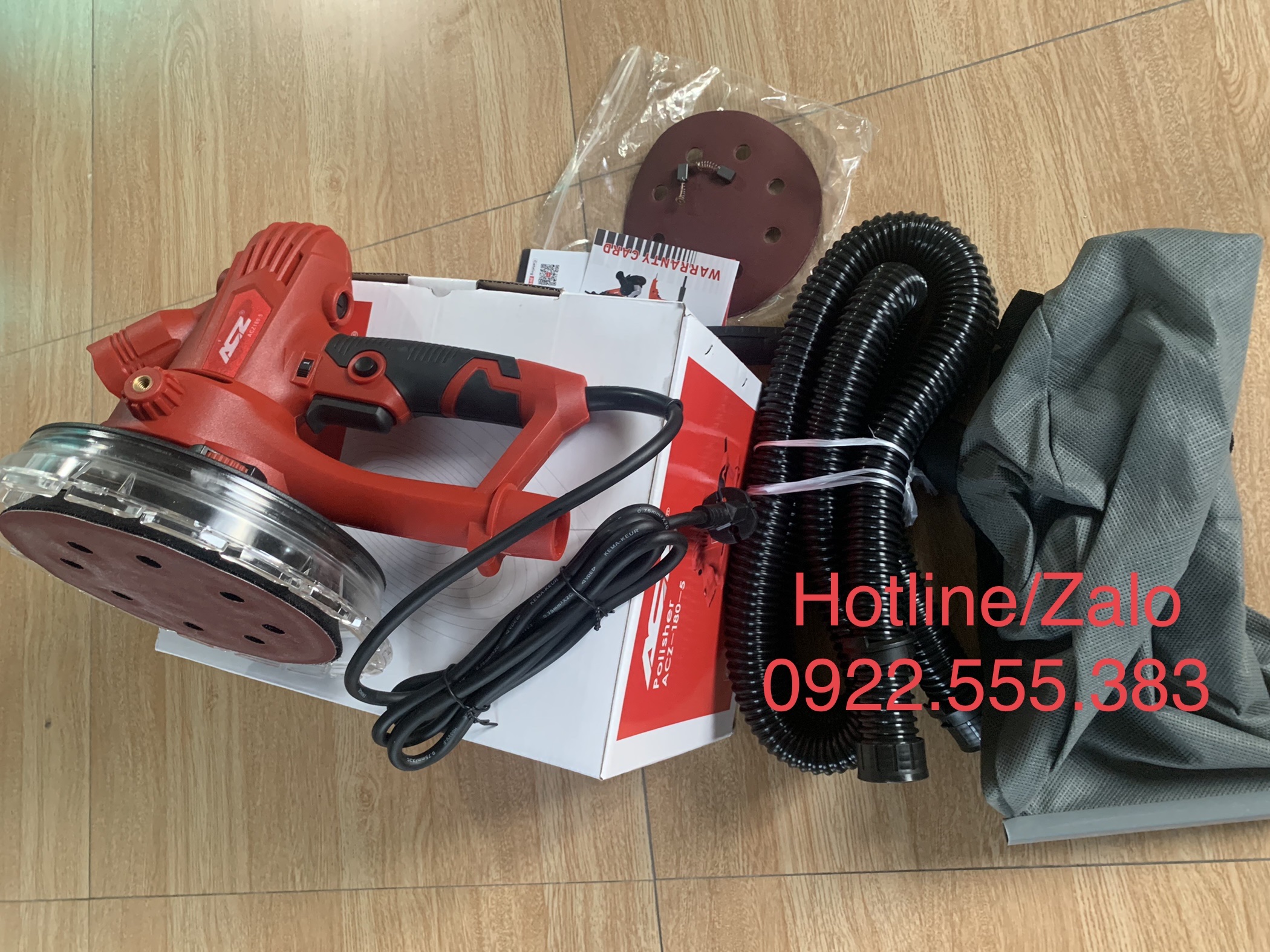 Máy Chà Nhám Tường Thi Công Sơn Bả Cao Cấp ACZ 180 - 5