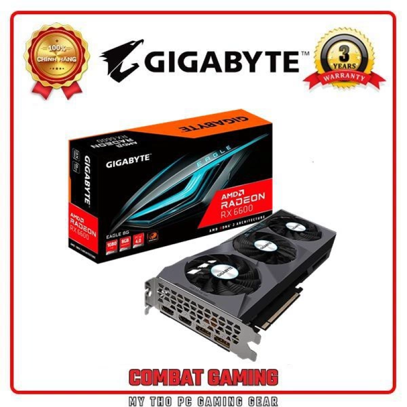 Bảng giá Card Màn Hình GIGABYTE RX 6600 EAGLE 8GB GDDR6 Phong Vũ