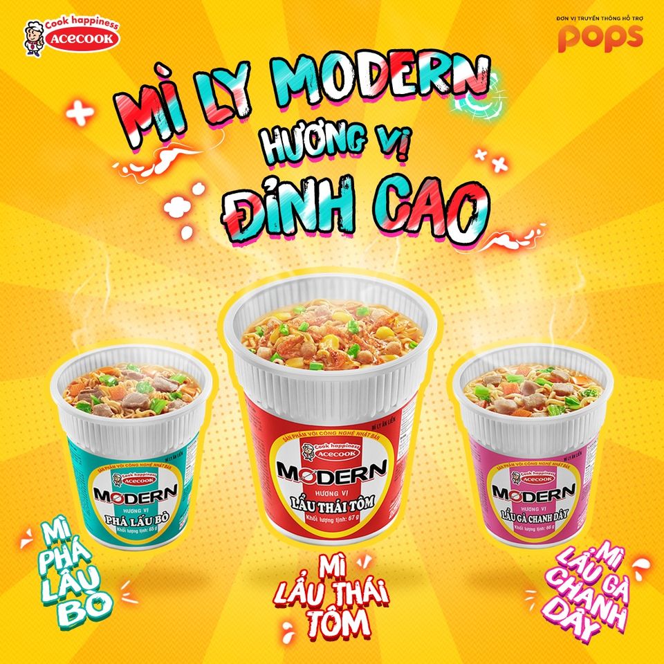 Mì Hảo Hảo Tôm Chua Cay 75gr ( thùng 30 gói)