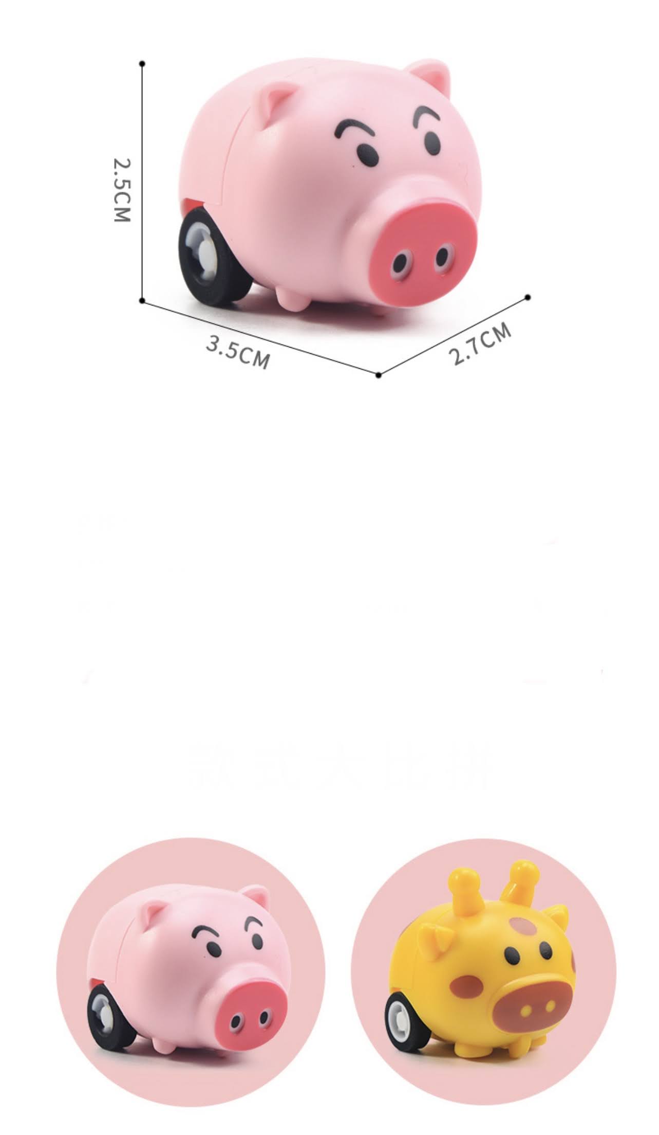 Đồ chơi con vật mini chạy đà-thú chạy cót mini