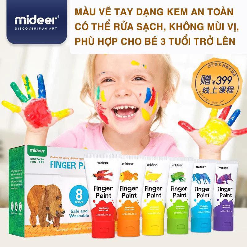 Finger paint - 8 màu