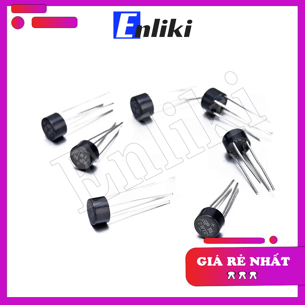 Diode Cầu Tròn 2A 1000V 2W10