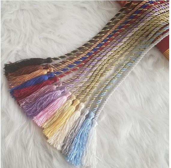 COMBO 2 Sợi Dây buộc rèm cửa 130cm phối tua rua đẹp mắt nhiều màu sắc HK1010