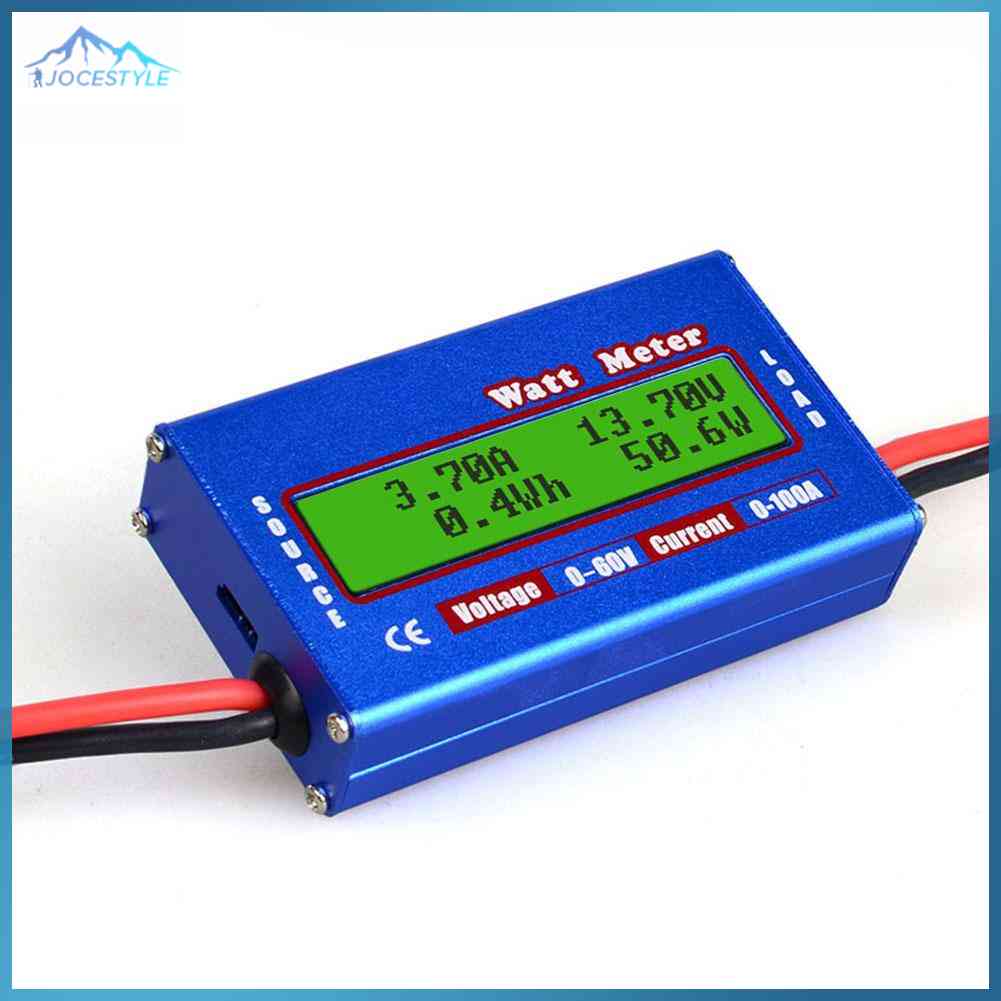 DC 60V 100A Balance Voltage Battery Power Analyzer Watt Meter Checke