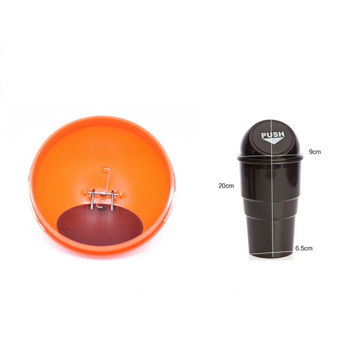 Thùng Rác Cốc Đựng Rác Mini Trên Xe Ô Tô
