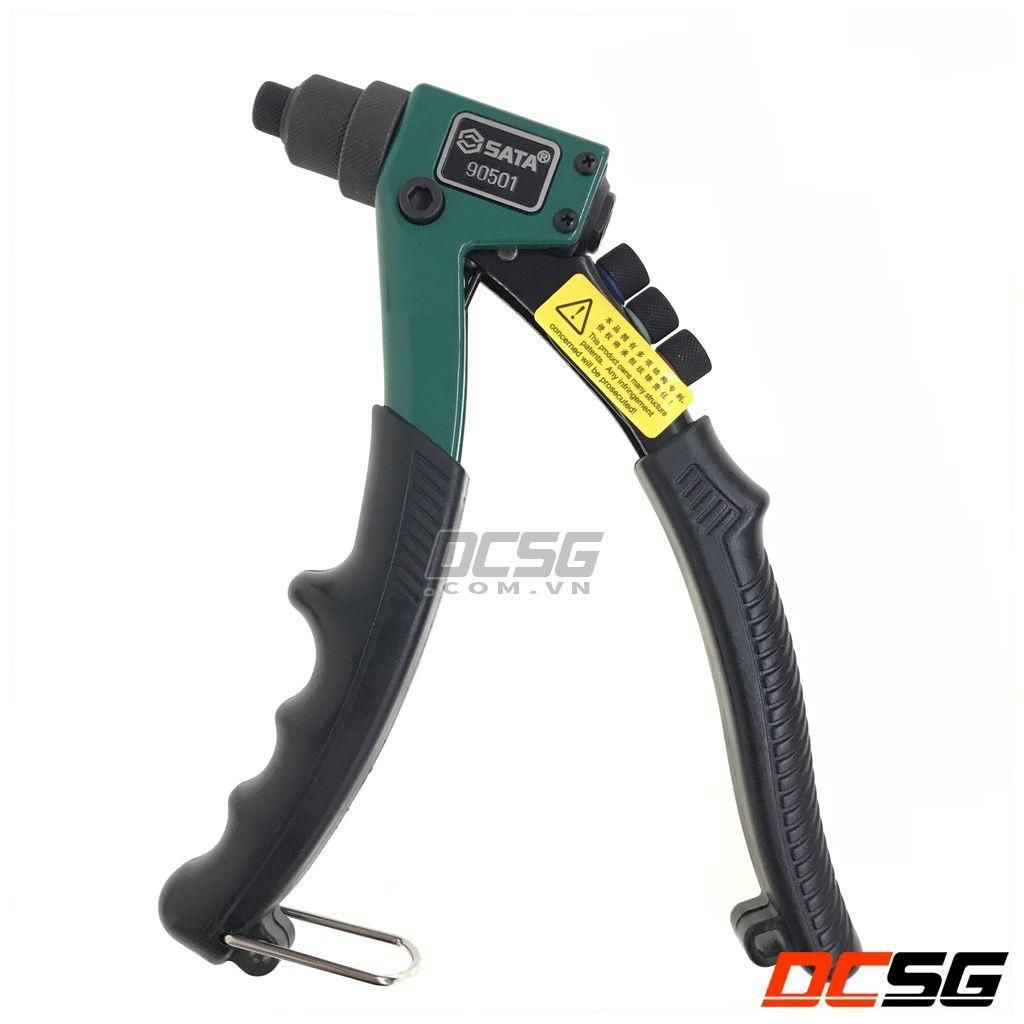 Kềm bấm riveter trợ lực Sata 8"/200mm Sata 90501
