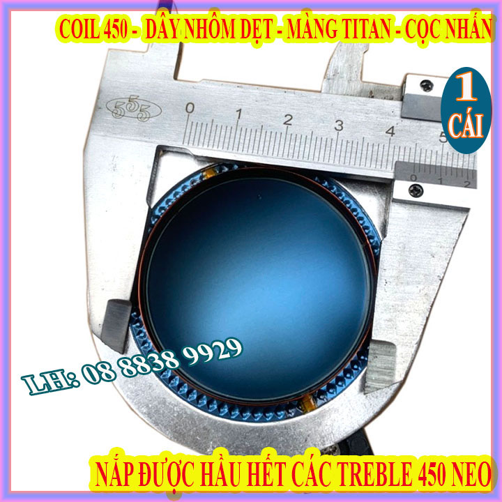Coil titan loa treble neo 44.4mm có cọc nhấn - dùng cho hấu hết treble neo 450 - giá 1 chiếc