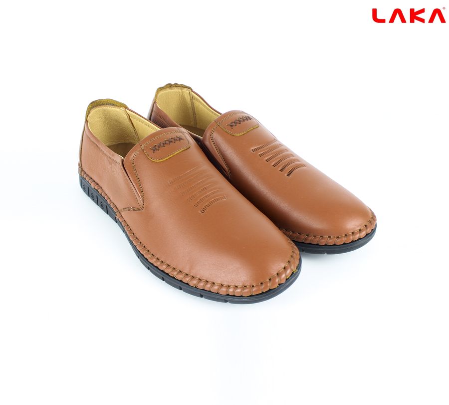Giày lười nam da bò thật LAKA 111