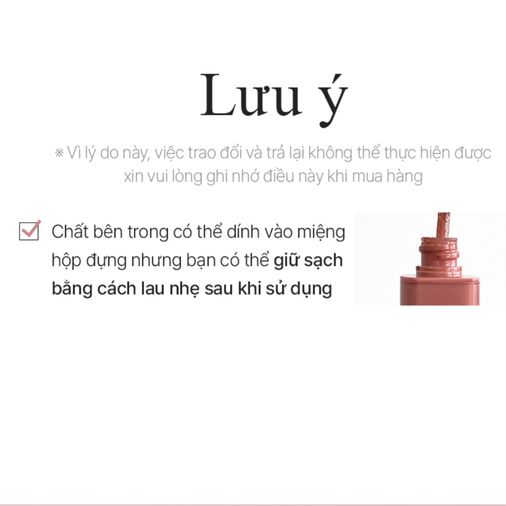 Son tint bóng Bbia Glow Lip Tint