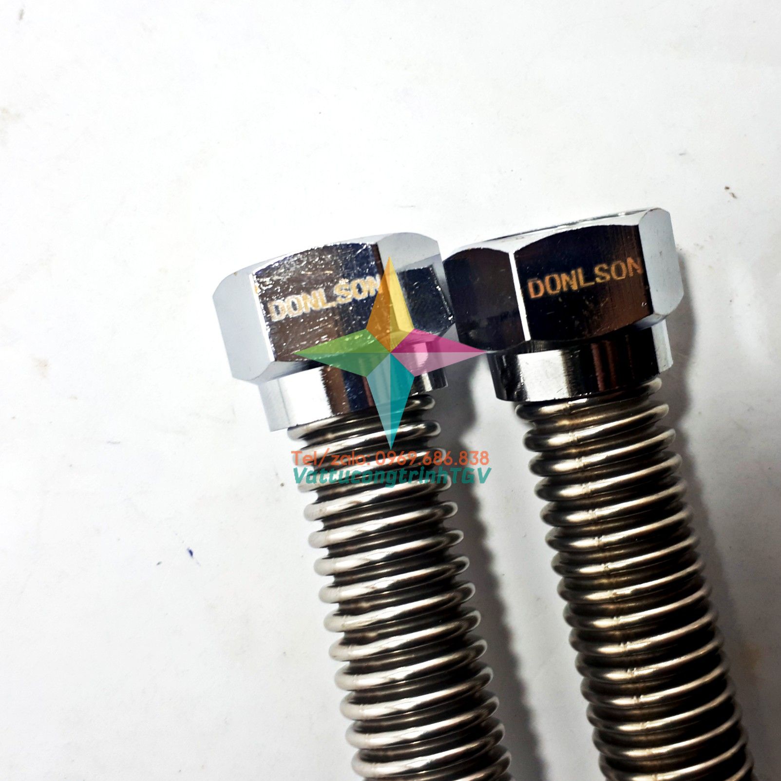 Đôi dây cấp INOX cứng loại tốt cho Bình nóng lạnh