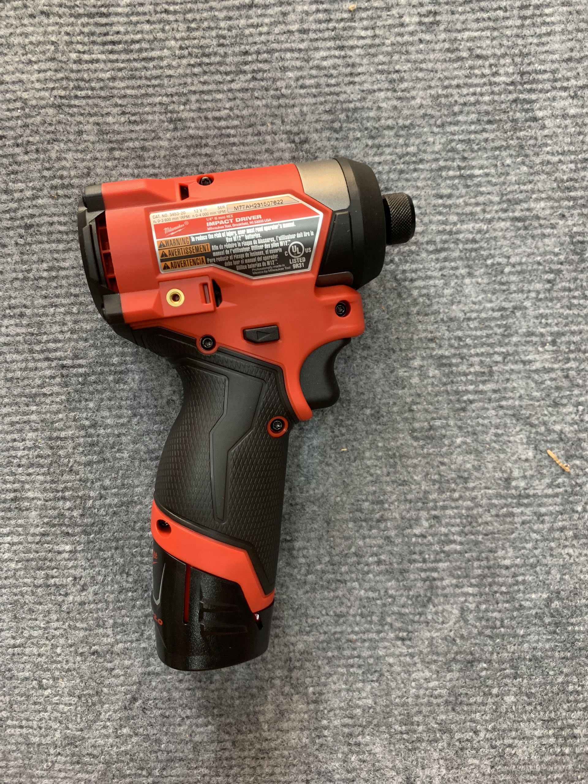 Máy vặn vít dùng pin 12v milwaukee m12 3453