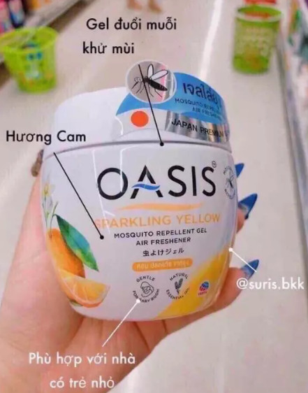 Sáp Thơm Đuổi Muỗi OASIS Thái Lan 180 Gram