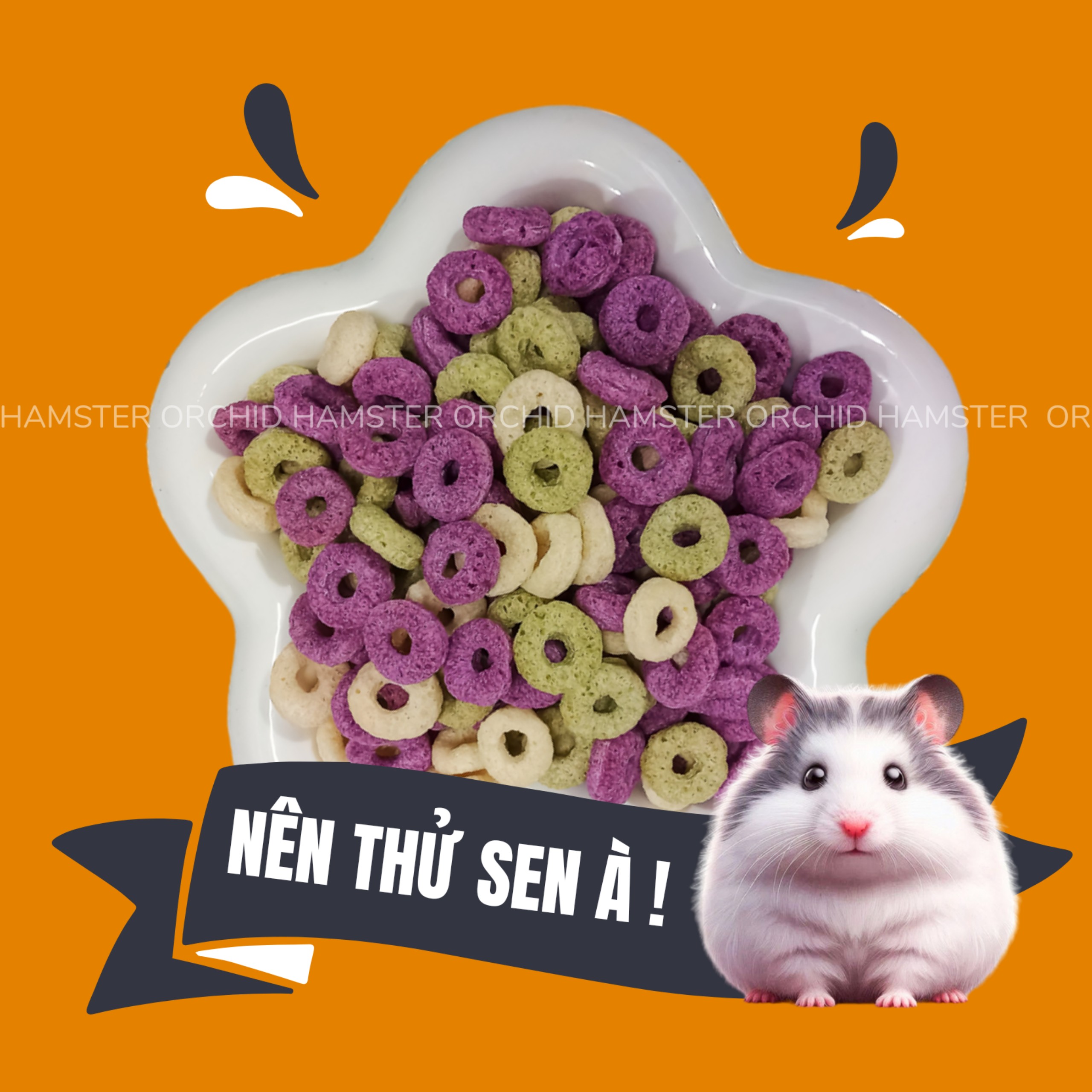 Bánh Vòng Rau Củ Cho Hamster/Sóc/Thỏ/Bọ/Nhím Và Thú Nhỏ Dinh Dưỡng Mỗi Ngày