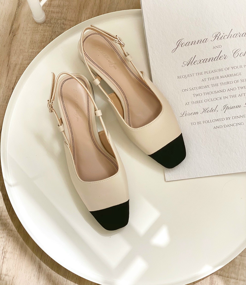 Giày công sở nữ  Colee dáng slingback thanh lịch gót cao 5cm