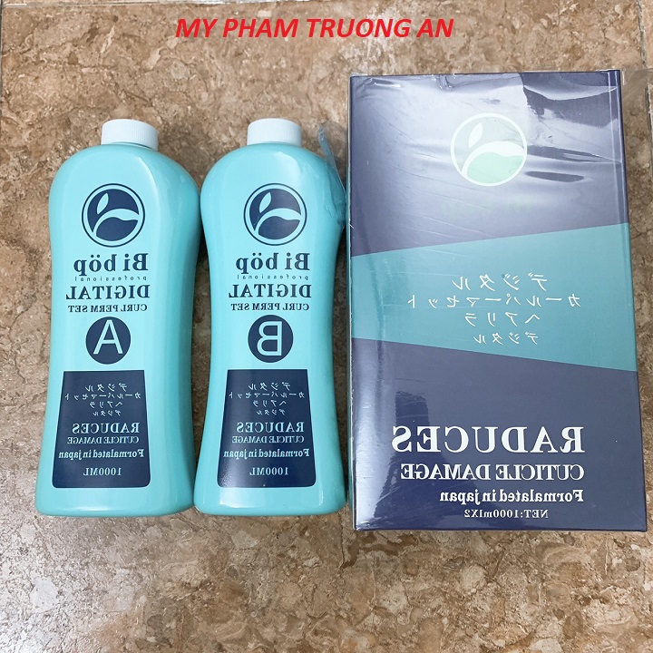 Kem duỗi ép tóc phục hồi bibop collagen