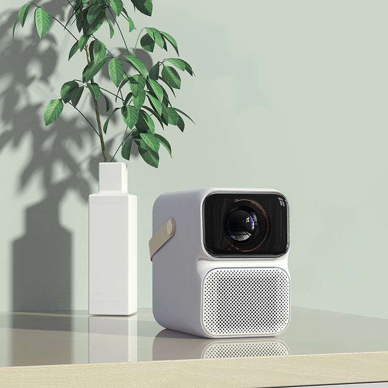 Máy chiếu thông minh Wanbo T6 Max bản Quốc Tế (Full HD 1080P, 550 ANSI Lumens, tự động lấy nét, Wifi 2.4GHz và 5G)