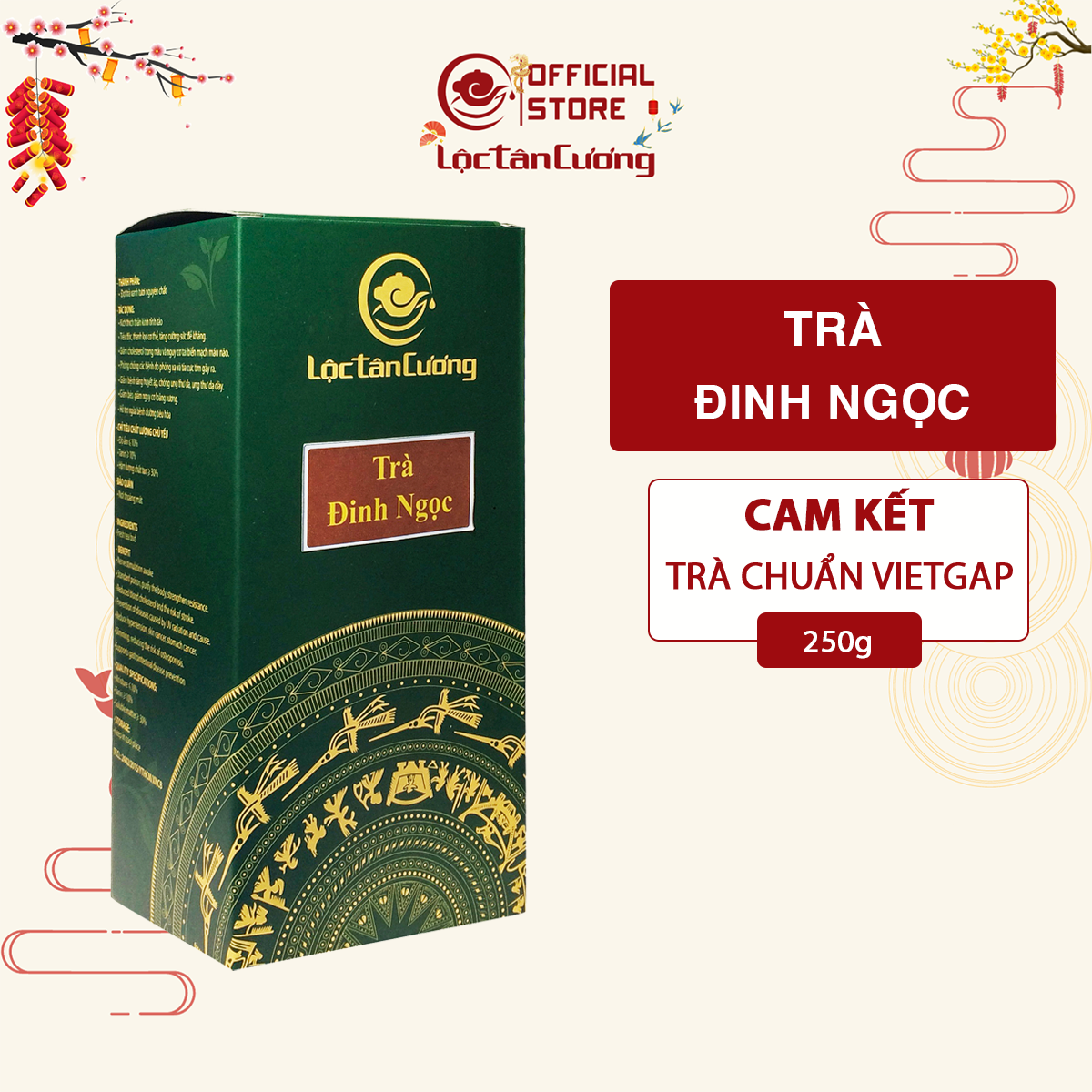 Trà Đinh Ngọc 250g Lộc Tân Cương -  Trà Thái Nguyên