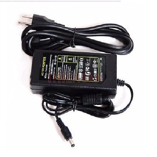 Bộ nguồn nhựa adapter 12V-5A (DC) (Đen