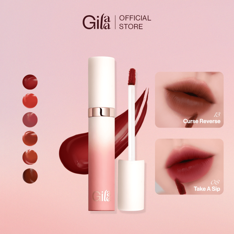 Son kem lì Gilaa long wear lip cream (5g) Rich Rosie Collection nhập khẩu