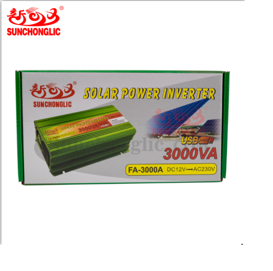 Bộ đổi điện 3000W 12V Sang 220V - Sunchonglic - FA-3000A.