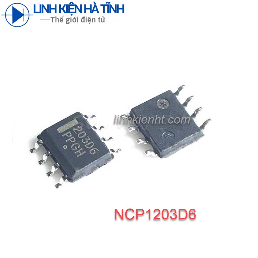 Ic dao động ncp1203d6 203d6 ncp1203d60r2g sop-8 mới chính hãng 100%