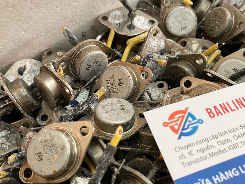 [Combo 3 chiếc] 2N3055 Transistor NPN 15A 100V (hàng bóc máy zin)