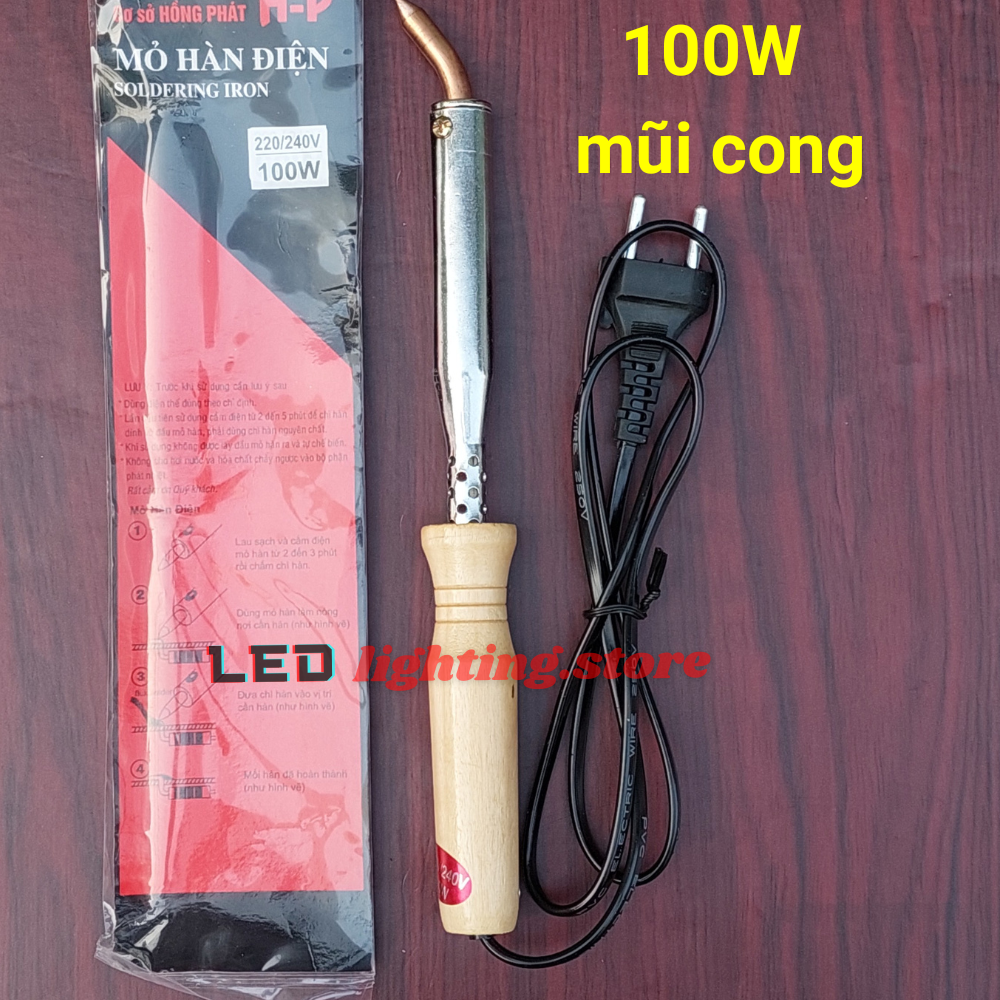 Mỏ hàn Chì Cán Gỗ HP - 40W - 60W - 80W - 100W