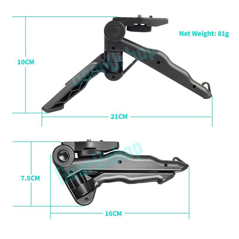 [HCM]Gậy Selfie Kiêm Tay Cầm Tripod 2 trong 1 Cho Điện Thoại + Kẹp 360 / Camera GoPro Hero 7 6 5 DJI OSMO