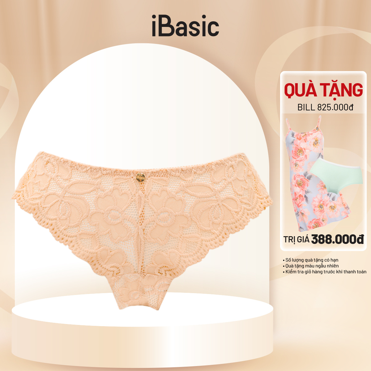Quần lót nữ iBasic bikini ren PANW159
