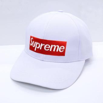 COMBO 2 Mũ nón lưỡi trai supreme ( Trắng - Đen )