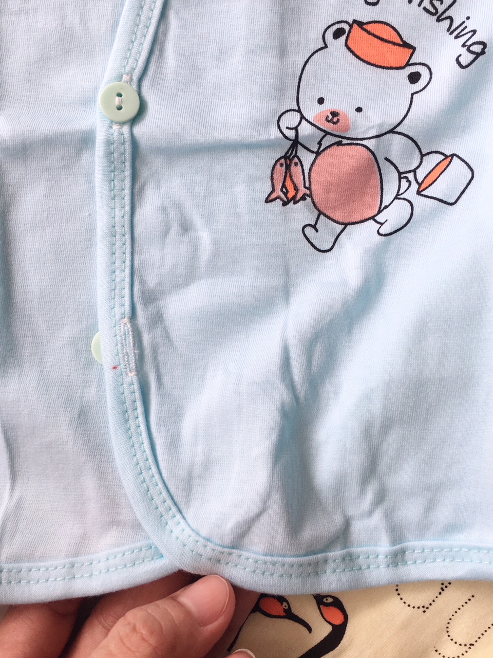 [HCM]Set 5 ÁO SƠ SINH NGẮN TAY NÚT LỆCH