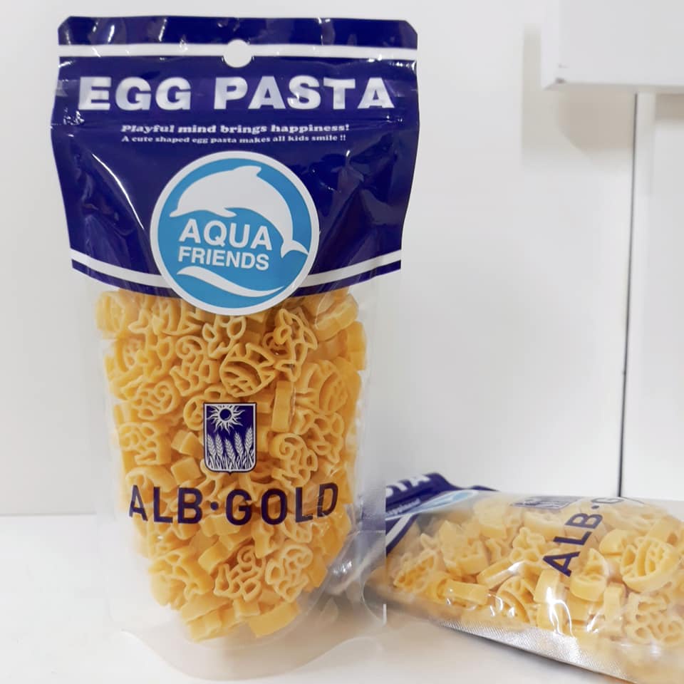 Nui hình chữ cái Egg Pasta Nhật cho bé từ 10m+